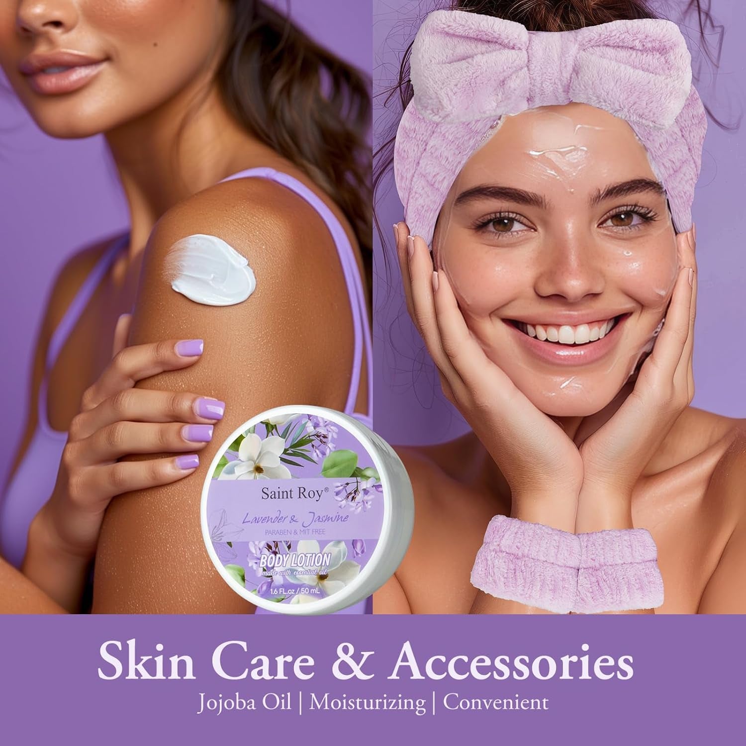 13Pcs Bath and Body Gift Basket Set, Christmas Gifts for Women, Lavender Jasmine Spa Gift Basket for Mother Gift, Bath Gift Set for Mom, Spa Gift Basket, Spa Gift Baskets, Birthday Gifts for Girls
